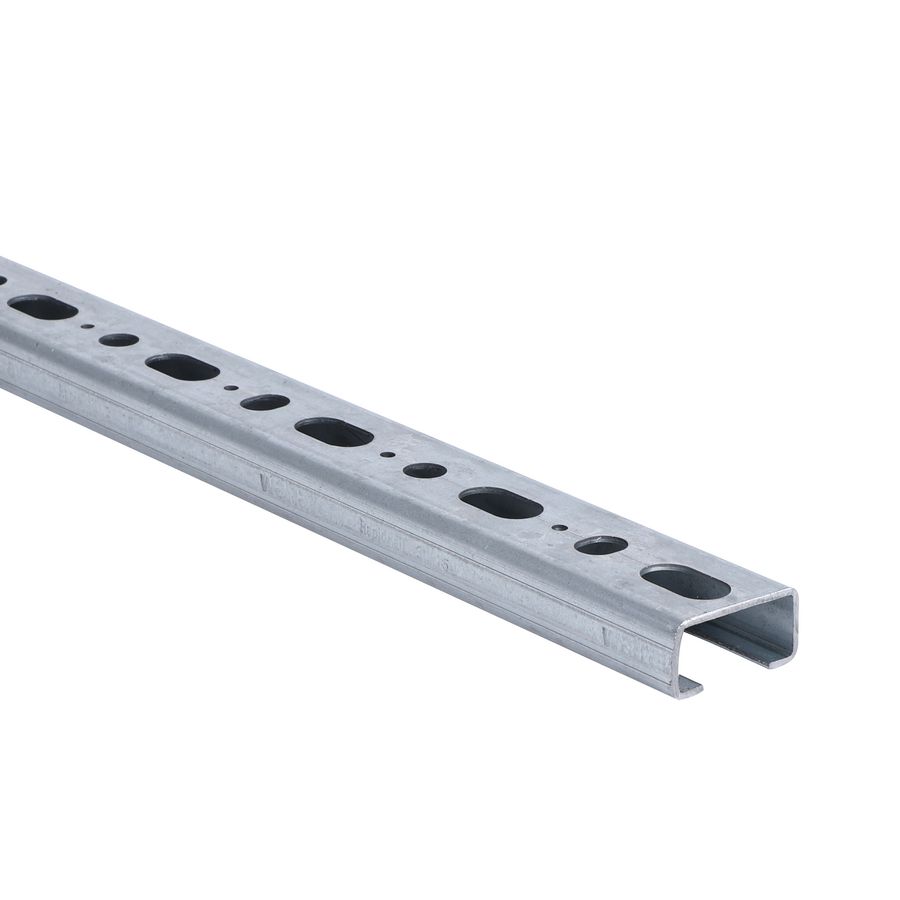Lengte a 6m. montagerail Rapidrail verzinkt WM15 30x20mm Walraven