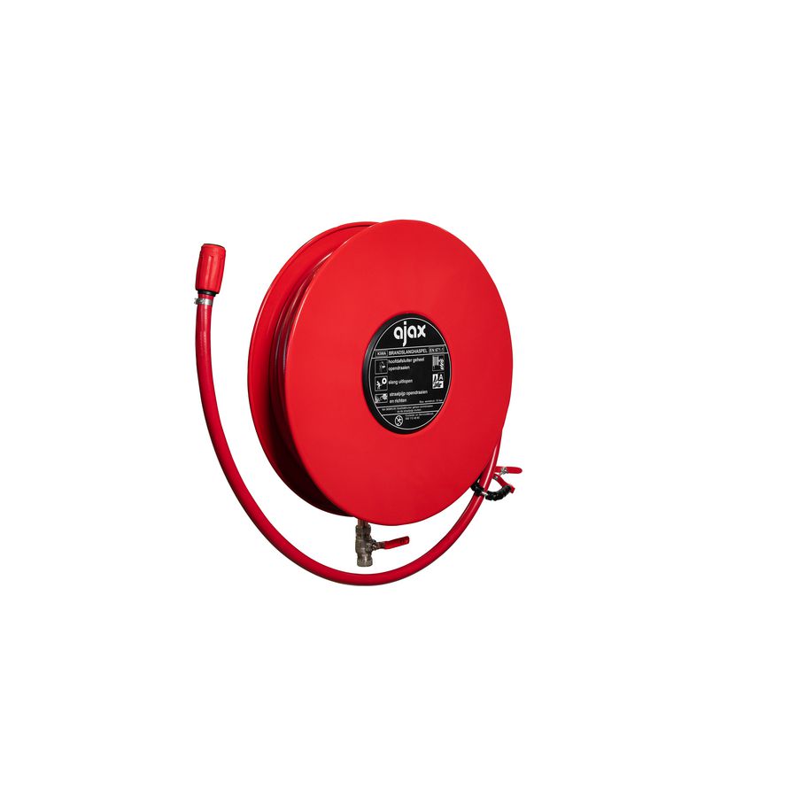 Brandslanghaspel 25mtr. EURO-M2 600-25-3/4" excl. montageset Ajax