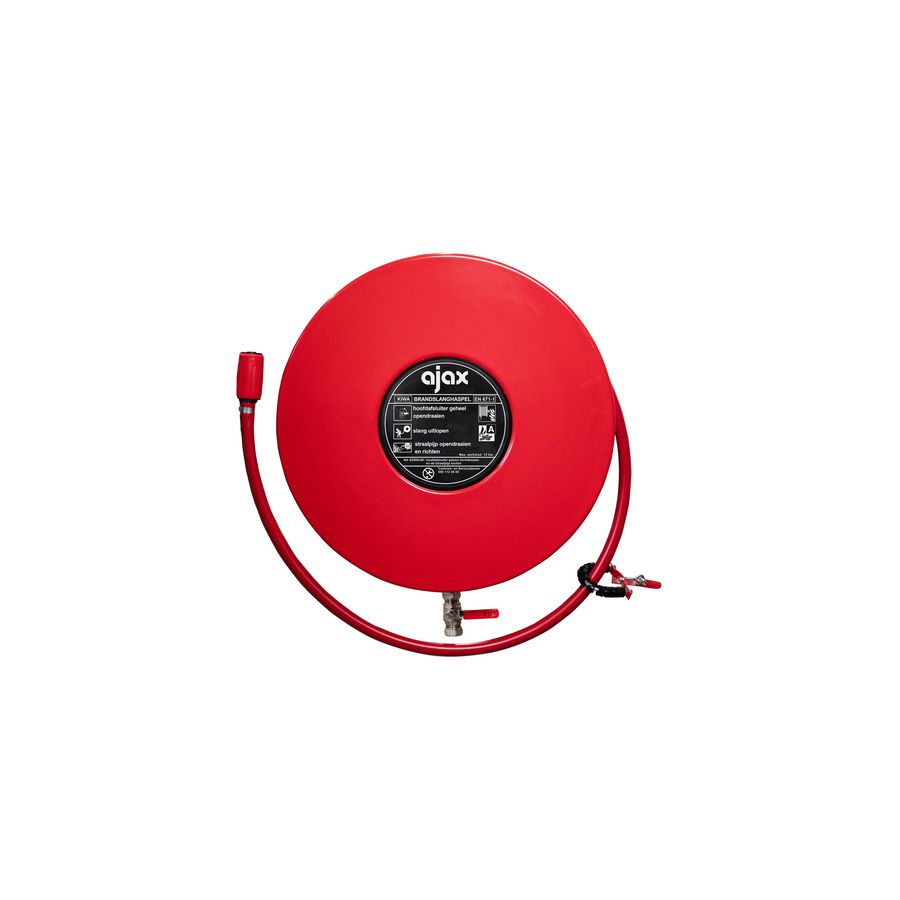 Brandslanghaspel 25mtr. EURO-M2 600-25-3/4" excl. montageset Ajax