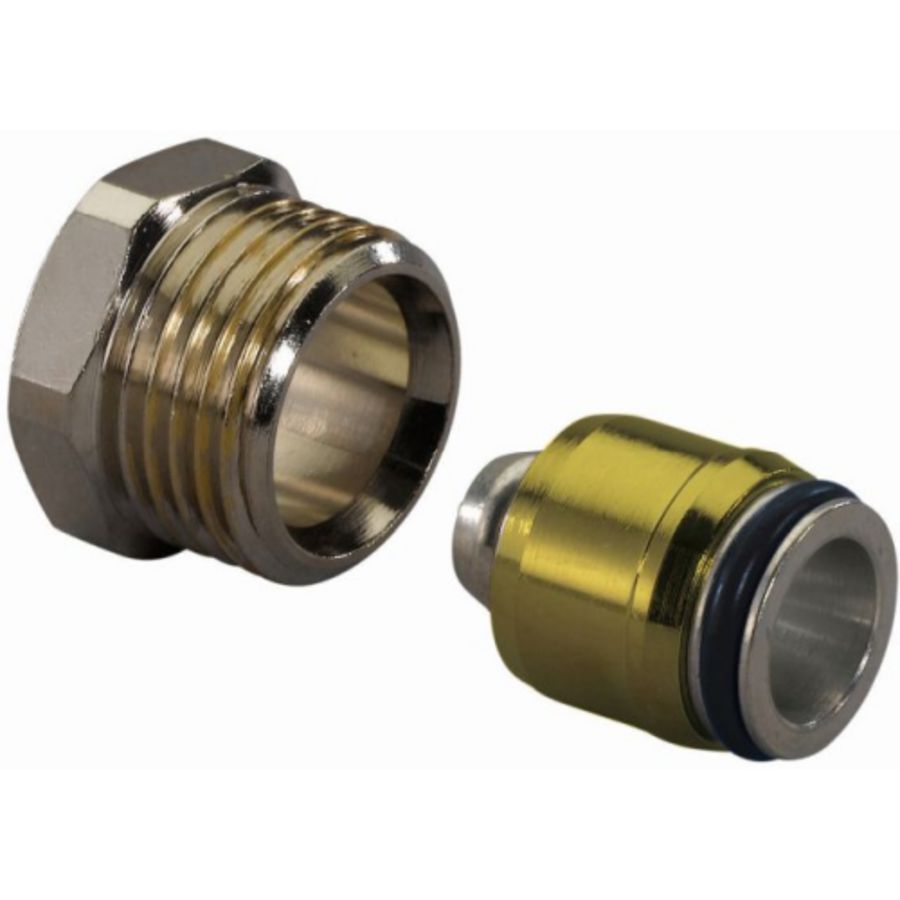 Schroefkoppeling MLC tbv Oventrop 16x2mm-1/2"bt. Uponor