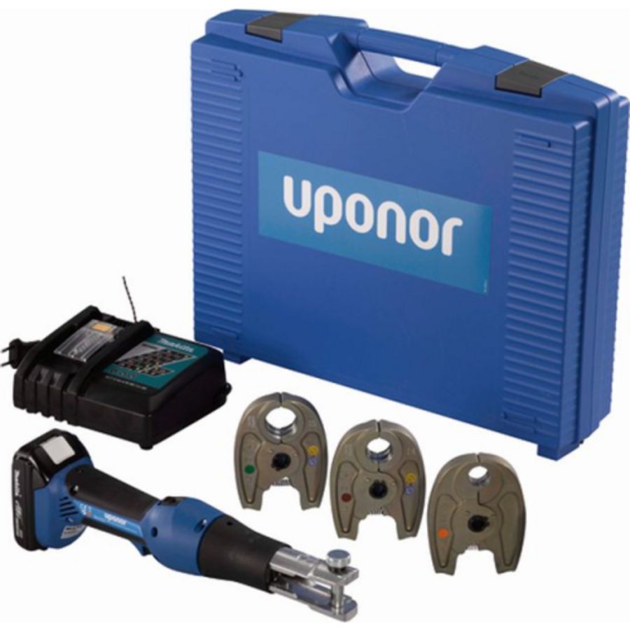 S-Press accupersmachine Mini2 met Mini KSPO persbek Uponor