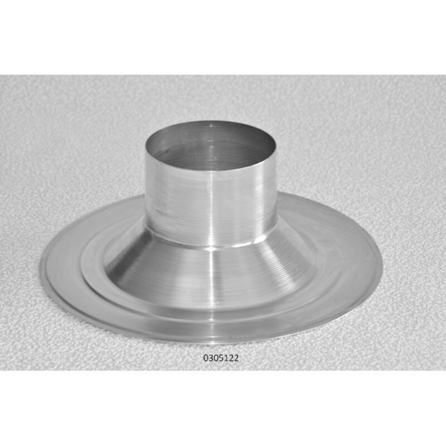 Plakplaat aluminium platdak diameter 120mm Gebr. Oost