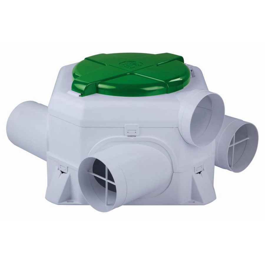 Woonhuisventilator OZEO-E ECOWATT DHU RF incl. interne RV-sensor + RF 3-standen afstandsbediening Soler & Palau