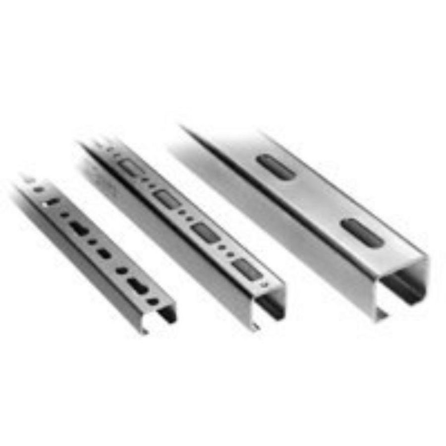 Lengte a 2m. montagerail Rapidrail verzinkt WM1 30x15mm VVE=10 Walraven