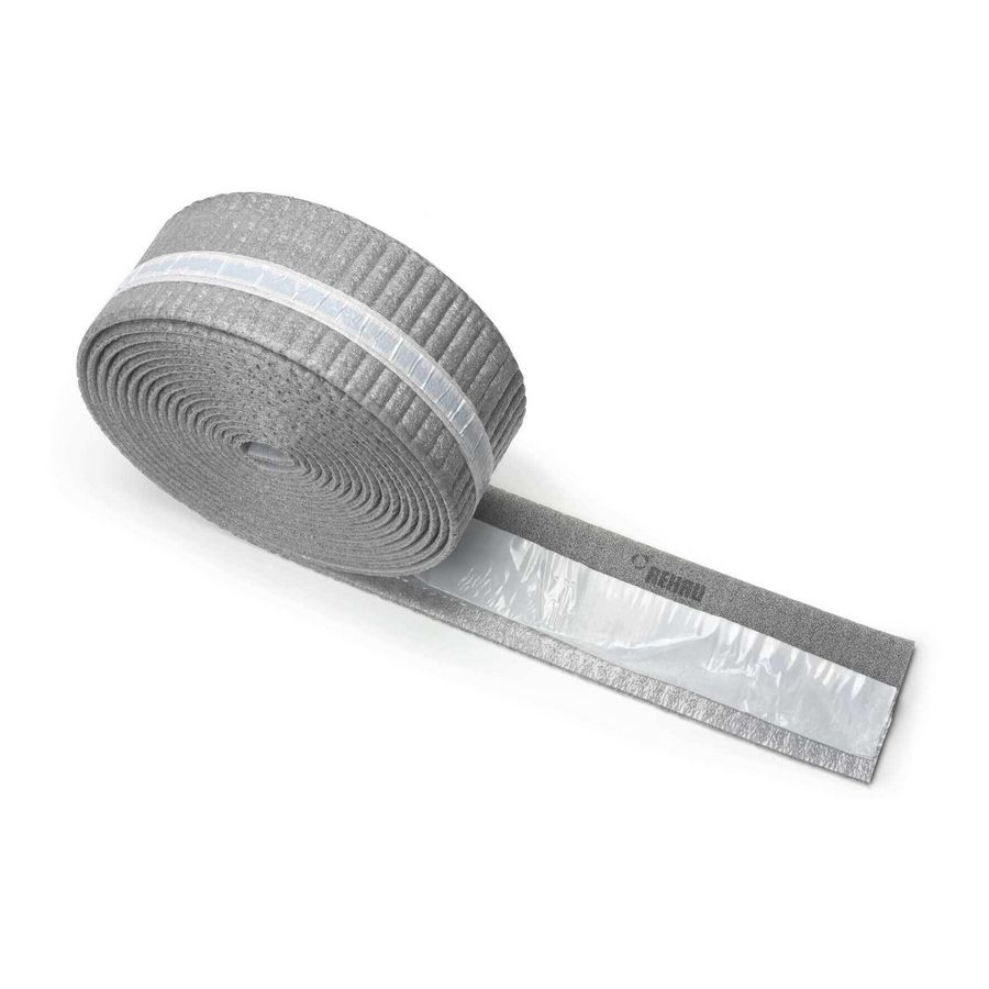 Rol a 25m. randisolatie vloerverwarming geprofileerd 8/150mm VVE=4 REHAU
