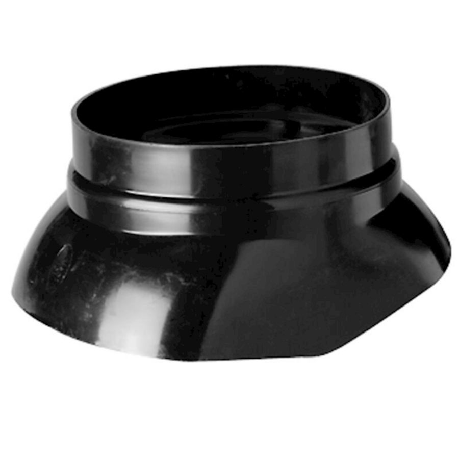 Kunststof schaal voor Rolux zwart 5-55° R131-V131 Ubbink