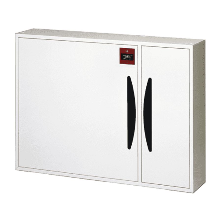 Varigrip haspelkast Combi 790x1090x225mm scharnier links met meldervak 87x87mm excl. montageset Ajax