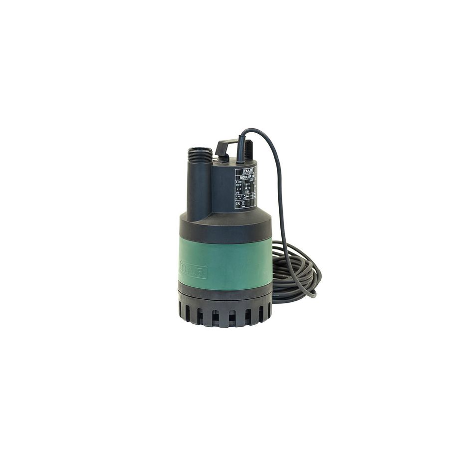 Dompelpomp NOVA UP 180M-NA vlakzuigend 3mm zonder vlotter 7200ltr./u 5m. DAB