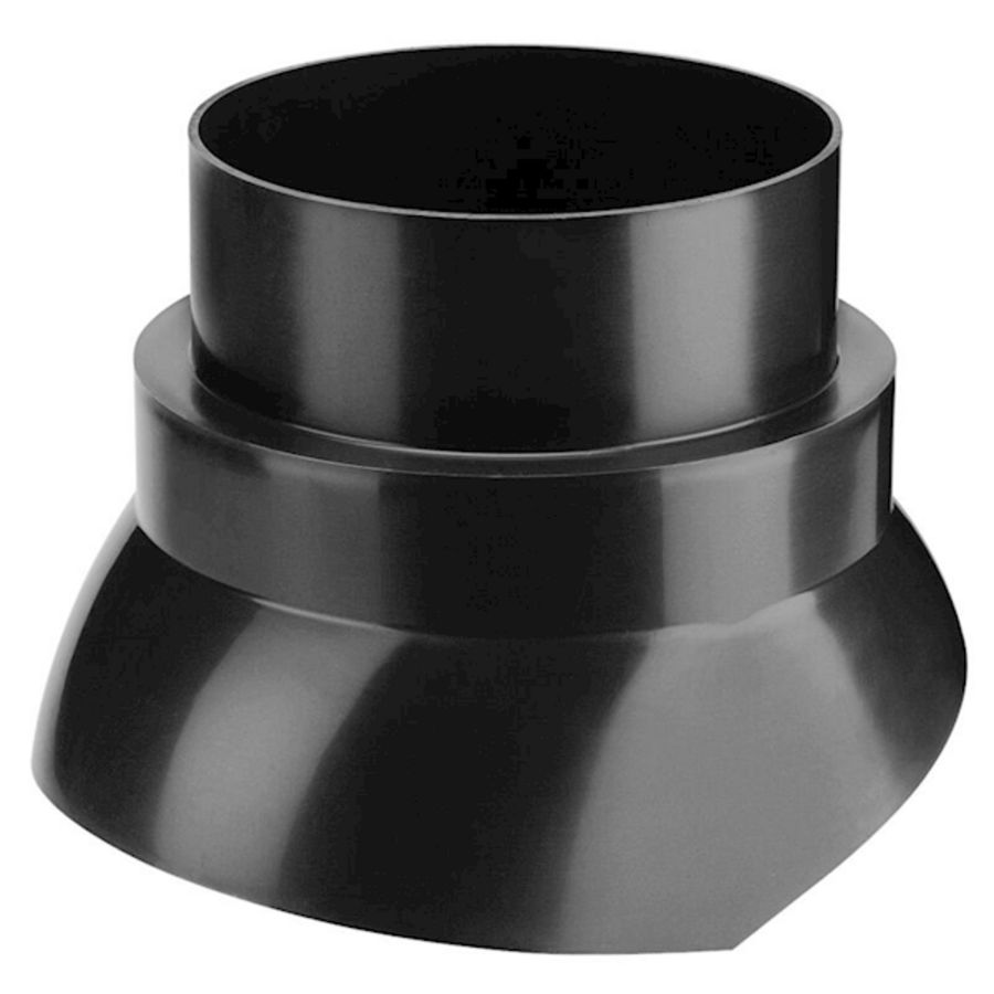 Scharnierkap PP F100 zwart tbv buis Ø80mm Burgerhout