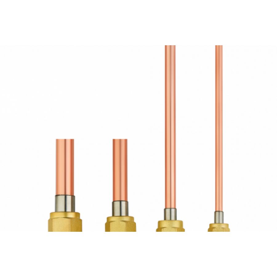 Flare adapter / koppeling FLEXFLAIR wartel SAE 7/8"x7/8" ODF ( ø22mm spie-eind) l=6cm Flexflair