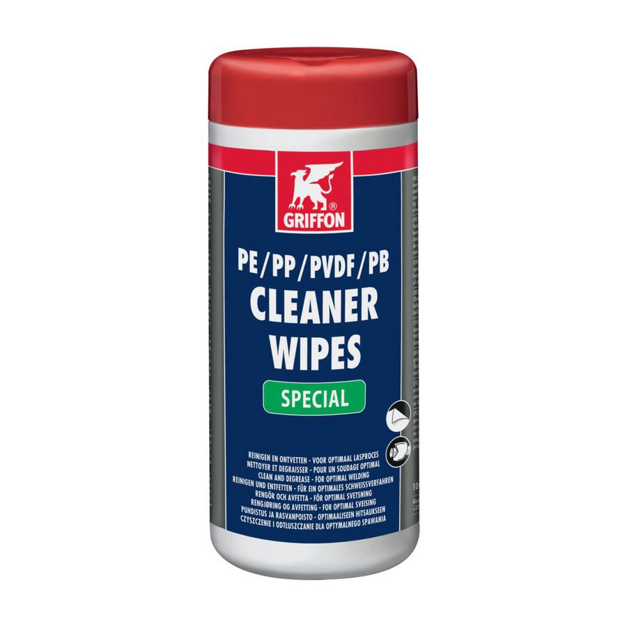 Reinigingsdoek PE Cleaner Wipes pot a 100st. Griffon
