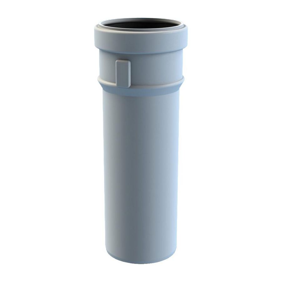 Safe-PP verlengpijp PP 80 L=250 wit Burgerhout