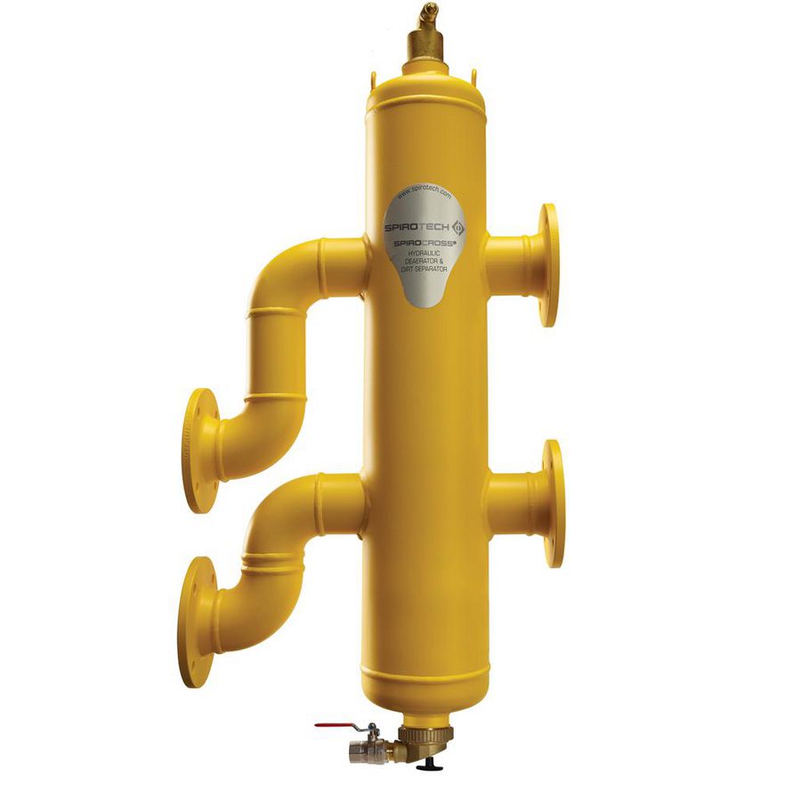 Hydraulische verdeler met lucht- en magnetische vuilafscheider SpiroCross DN65 Spirotech