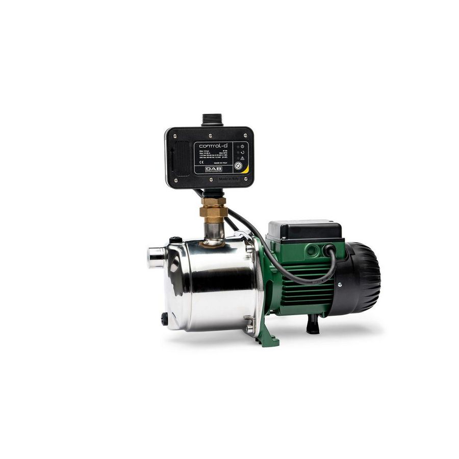 Pomp zelfaanzuigend EUROINOX 40/30 CONTROL D-GSET 220/240 INSTELBAAR + MANOMETER DAB
