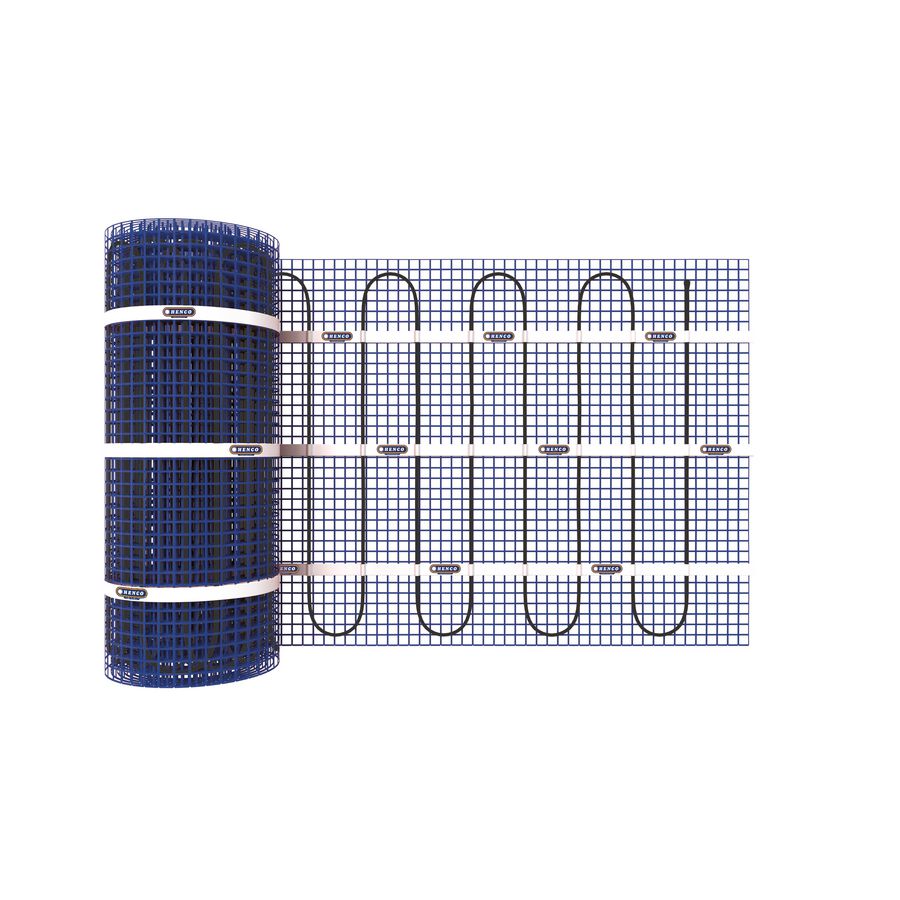 Set elektrische vloerverwarmingsmat 3000W 20M²  excl. thermostaat Henco