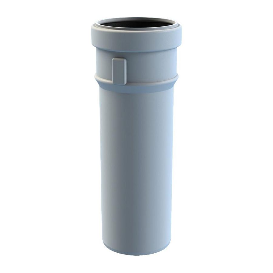 Safe-PP verlengpijp PP 80 L=2000 wit Burgerhout