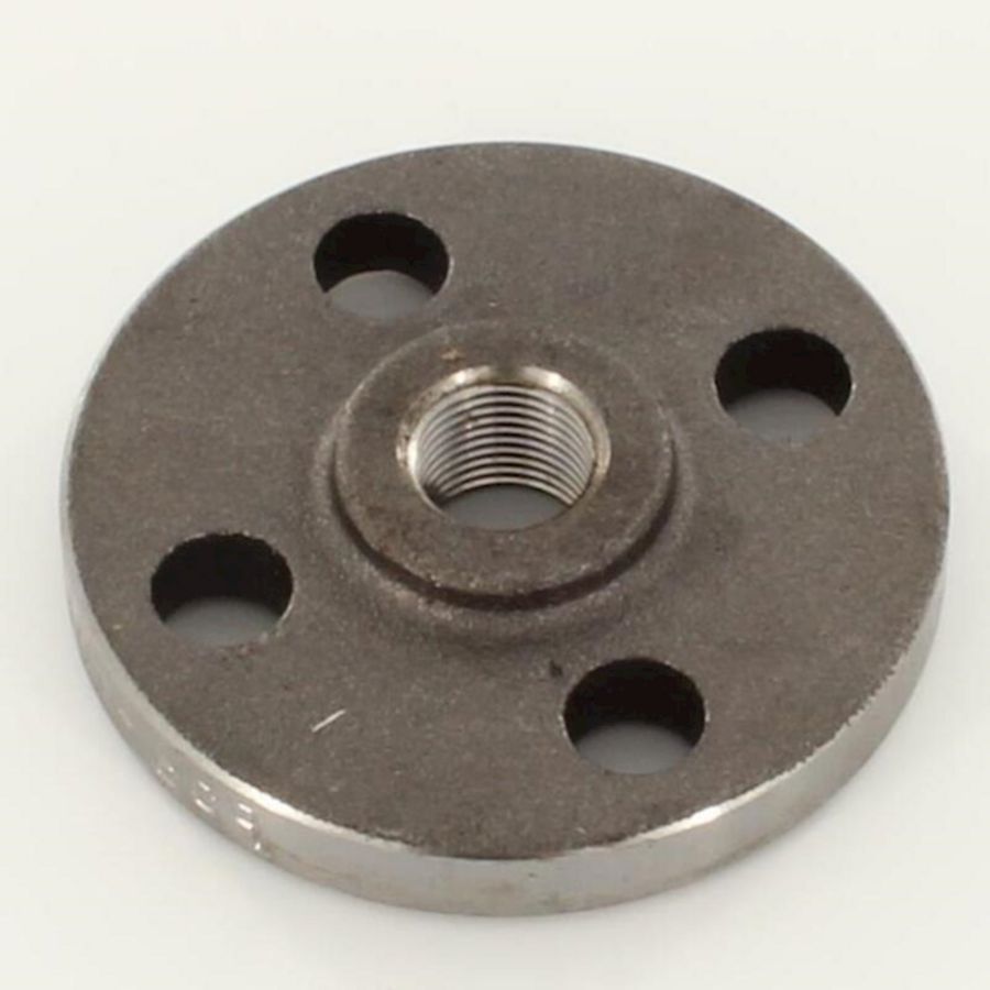Stalen draadflens DIN2566 PN16 DN25 1" bn. 4 gats