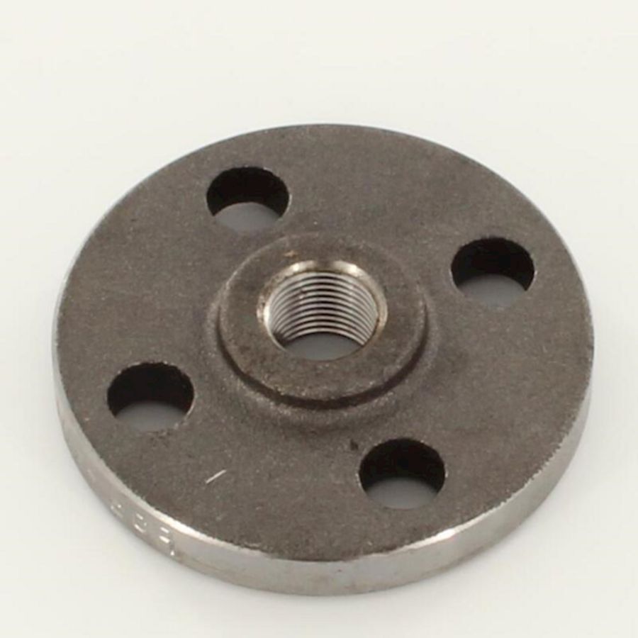 Stalen draadflens DIN2566 PN16 DN40 1.1/2" bn. 4 gats