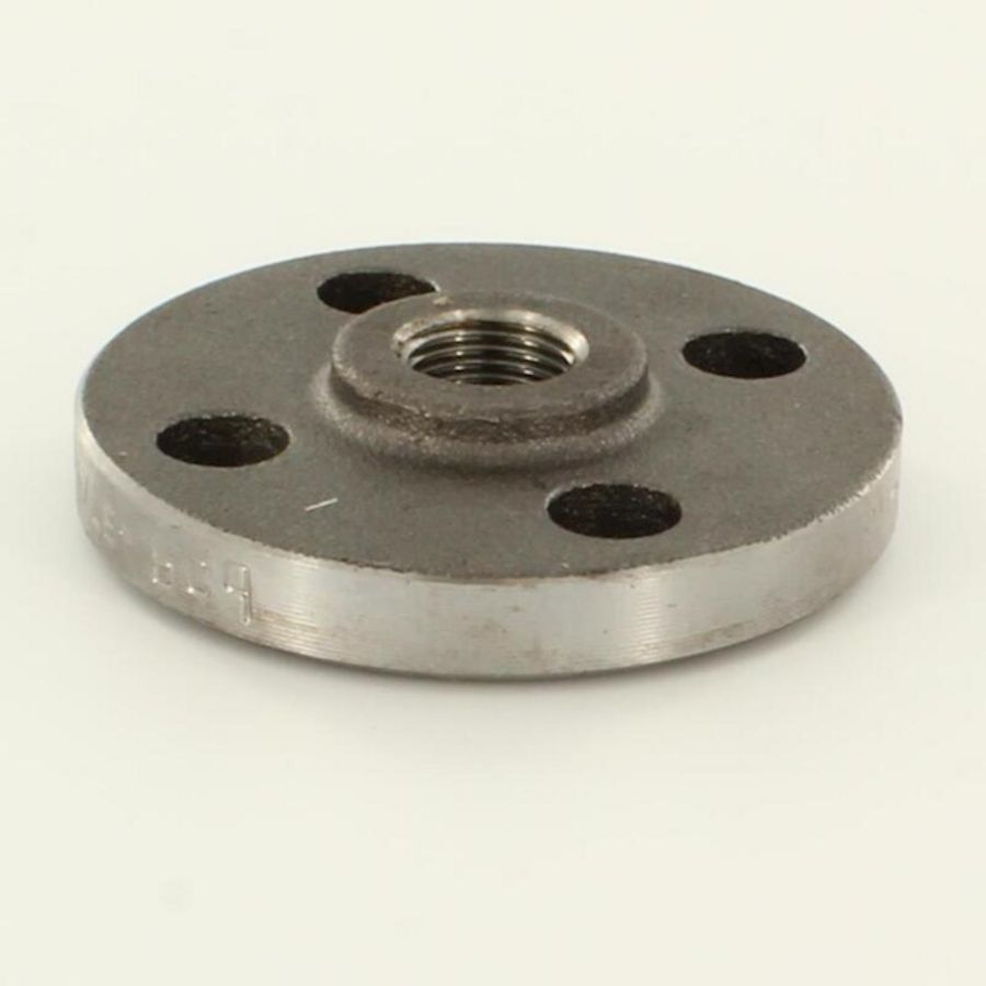 Stalen draadflens DIN2566 PN16 DN50 2" bn. 4 gats