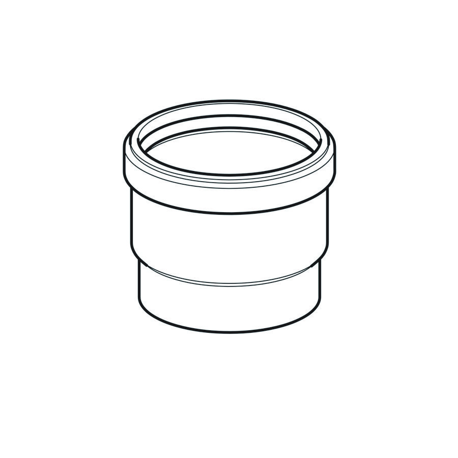Polyethyleen (PE) steekmof 56mm met lipdichting Geberit