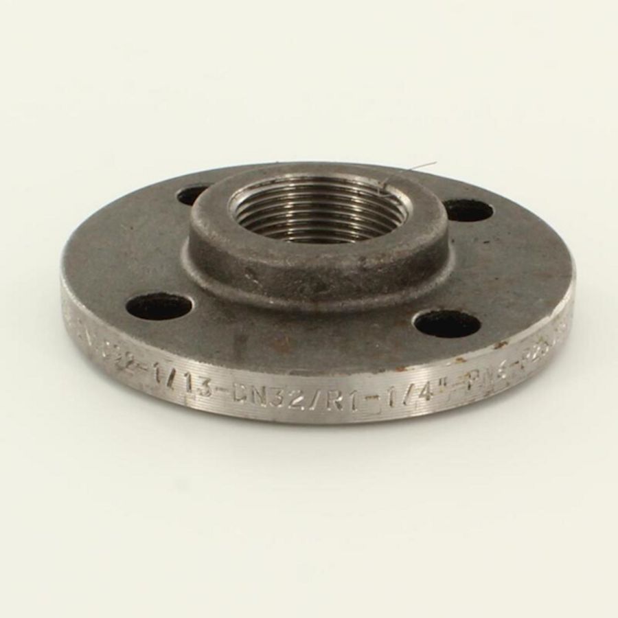 Stalen draadflens DIN2565 PN6 DN65 2.1/2" bn. 4 gats