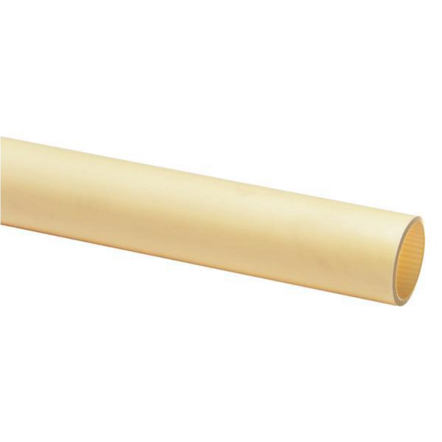 Lengte a 4m. elektrobuis PVC Lowfriction creme 3/4" VVE=25 Wavin