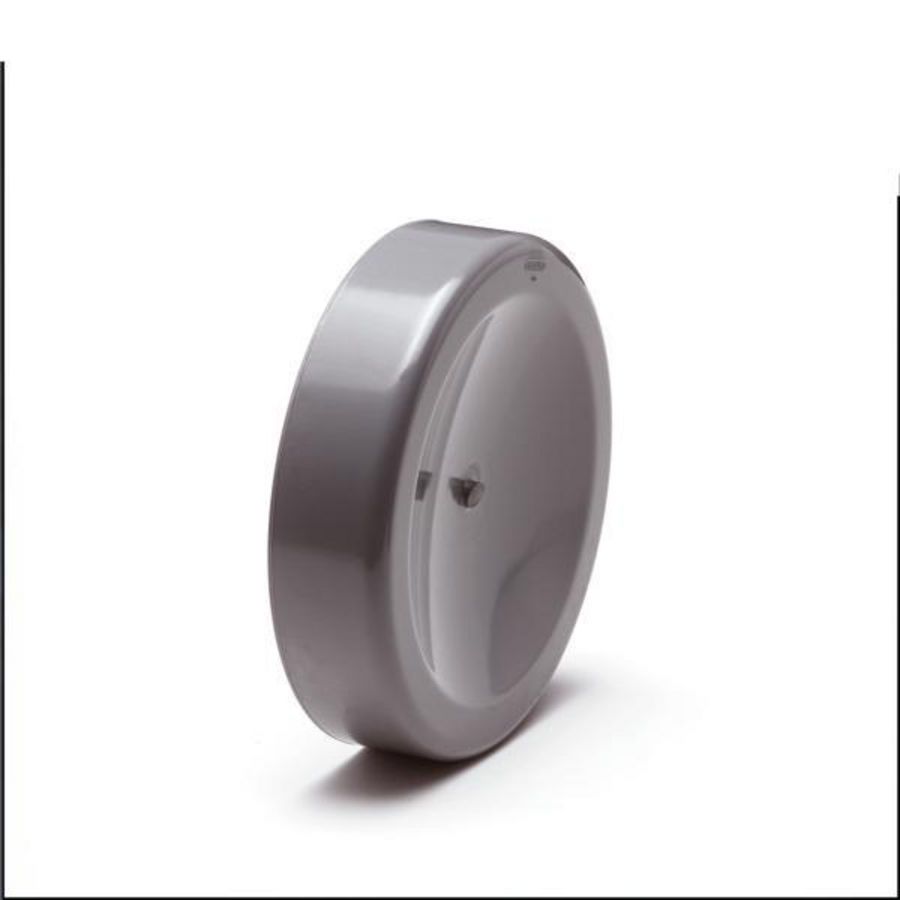 PVC kap voor spie-eind 200mm grijs Wavin