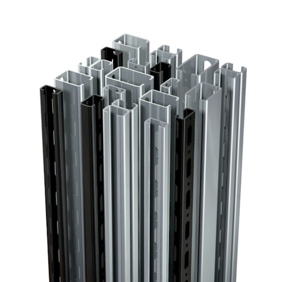 Lengte a 2m. Montagerail R4 verzinkt 34x46mm Flamco
