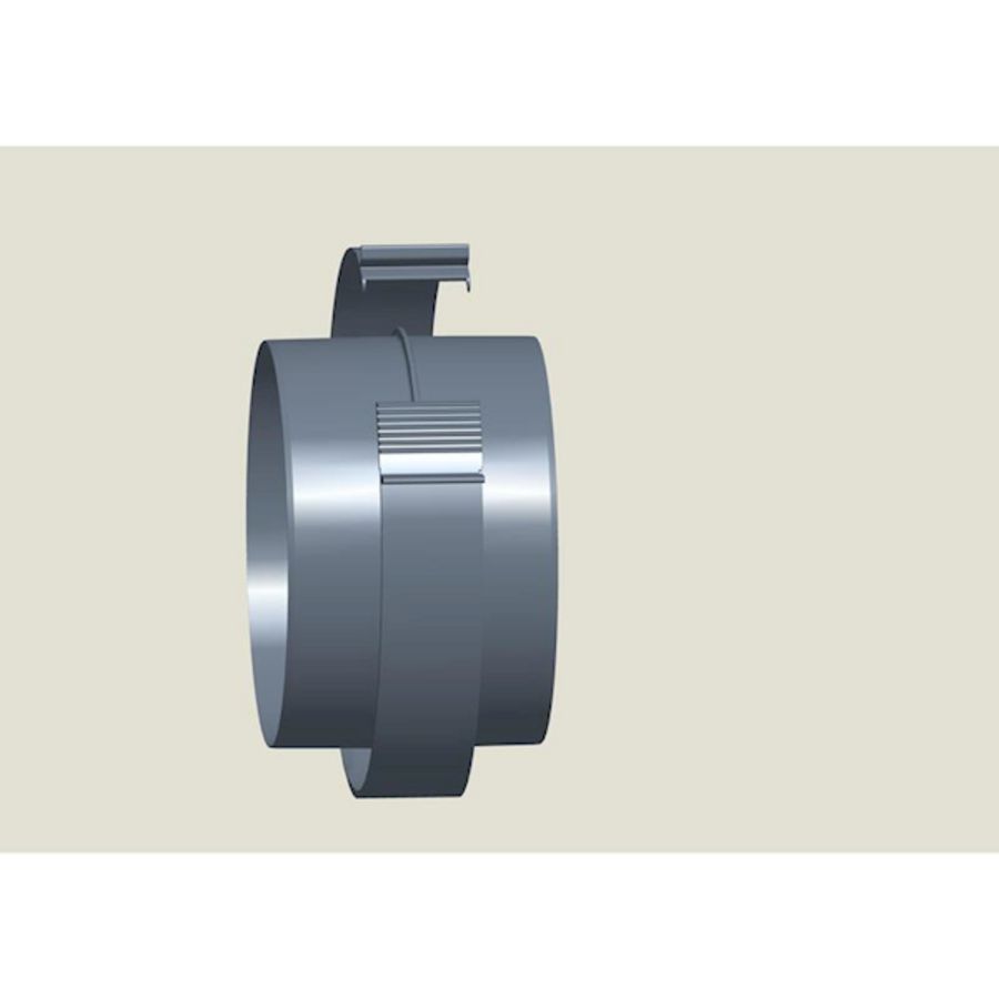 Koppelstuk Aerfoam HR-WTW KS 150mm grijs Ubbink