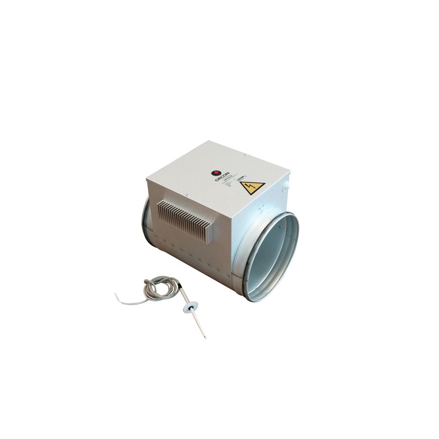 Kanaalverwarmer m. losse voeler CBA-160-18 160mm 1,8kW/230V Orcon