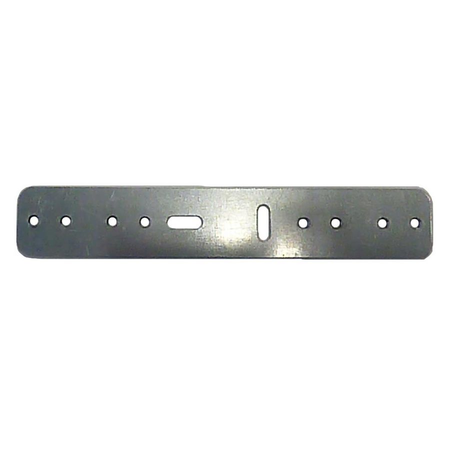 Muurplaatbrug / tappuntbeugel vlak gegalvaniseerd hoh 120mm + 153mm Henco