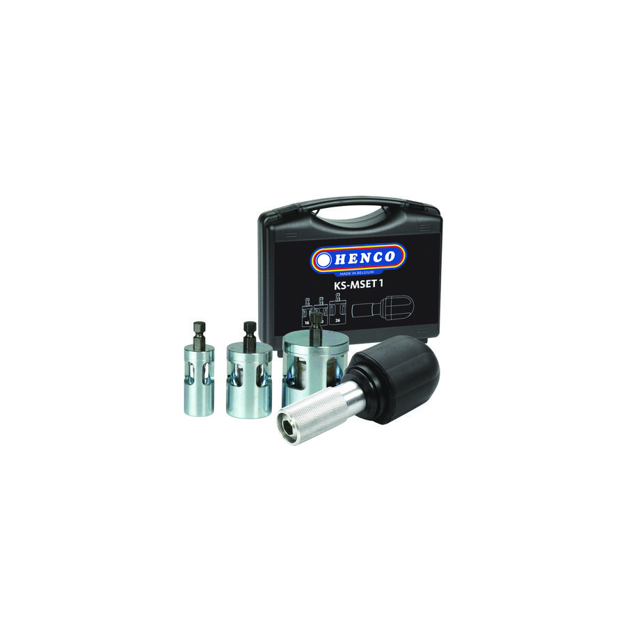 Set met KS-K handvat en KS-M KALISPEED doorn 16-20-26mm Henco
