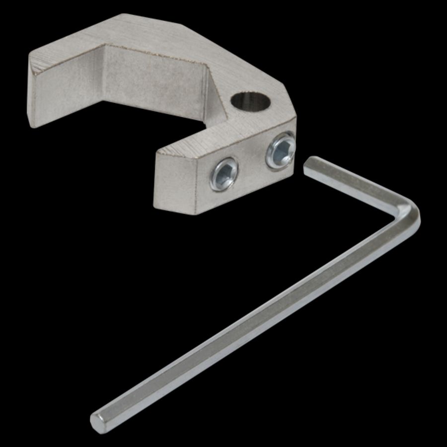 Aardklem tbv designradiator klembereik 30mm (voor op kraanwartelmoer) JMV