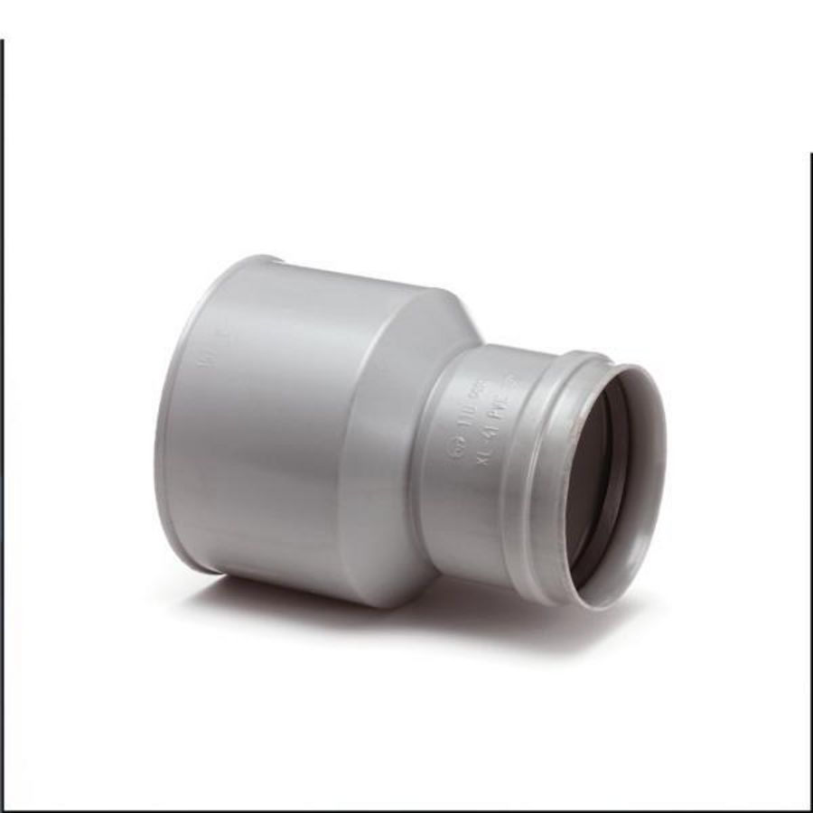 PVC manchet overgangsstuk PVC/GY 110x157mm SN4 grijs Wavin