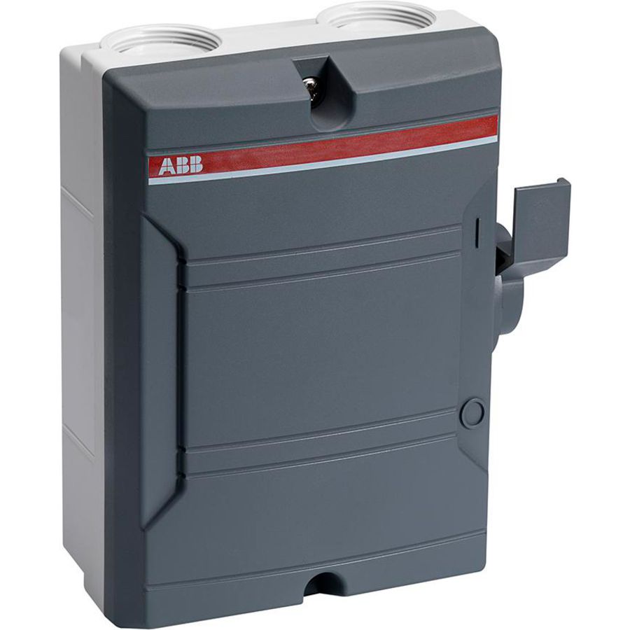 Werkschakelaar 2-polig 25A AC-22A 400V. (BW225DP) ABB Componenten