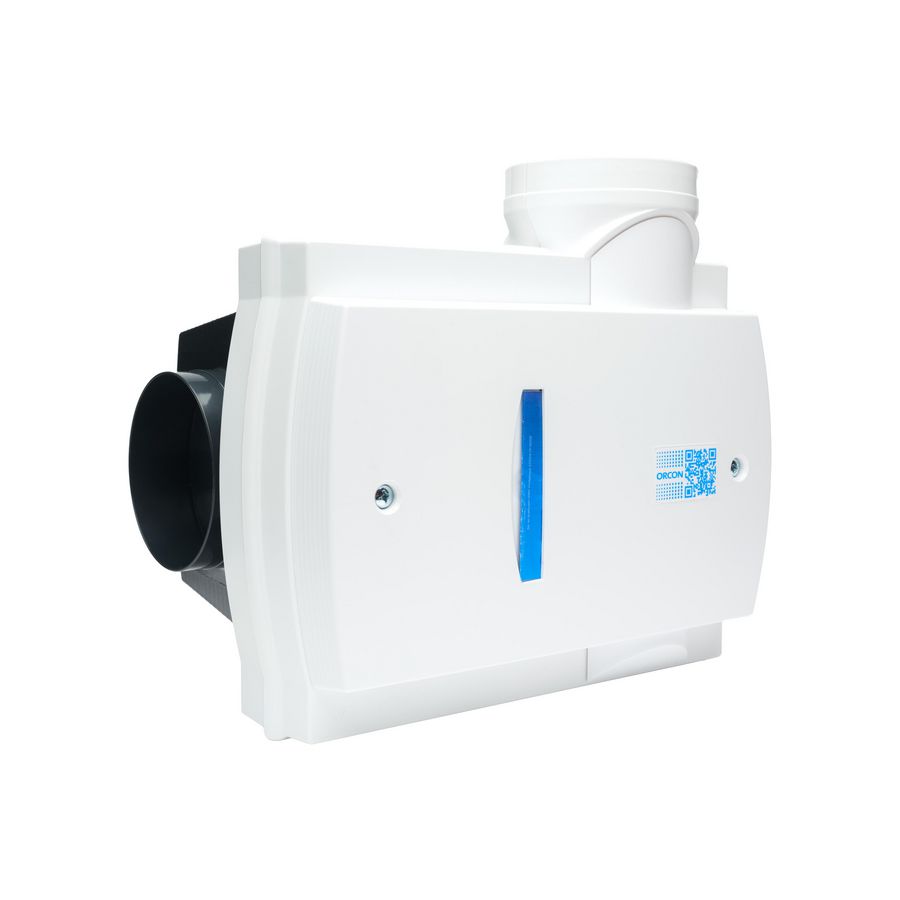 Woonhuisventilator met vochtsensor COMPACT-10RHP perilex stekker excl. 3-standen schakelaar Orcon