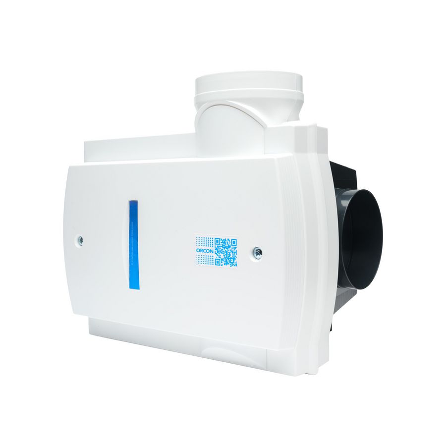 Woonhuisventilator met vochtsensor COMPACT-10RHP perilex stekker excl. 3-standen schakelaar Orcon
