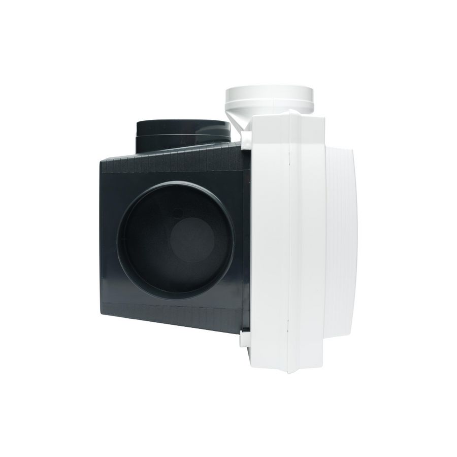 Woonhuisventilator met vochtsensor COMPACT-10RHP perilex stekker excl. 3-standen schakelaar Orcon