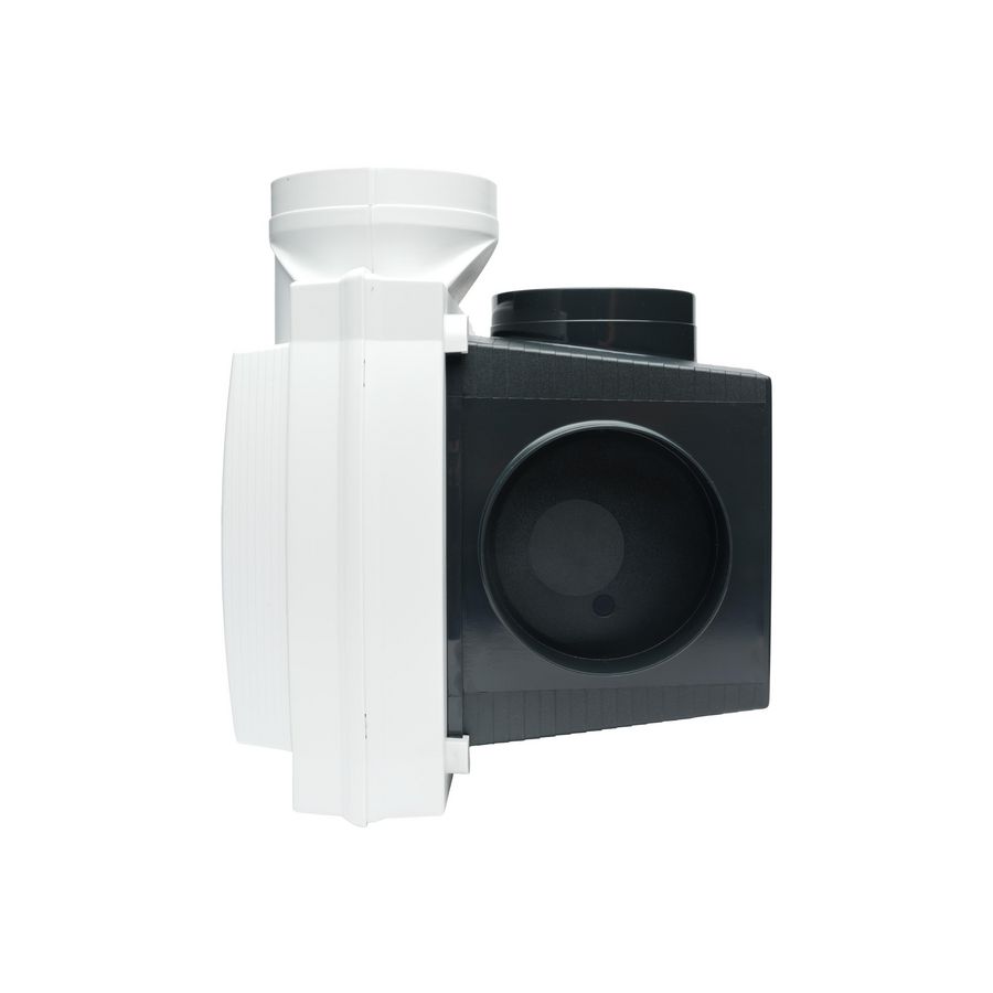 Woonhuisventilator met vochtsensor COMPACT-10RHP perilex stekker excl. 3-standen schakelaar Orcon