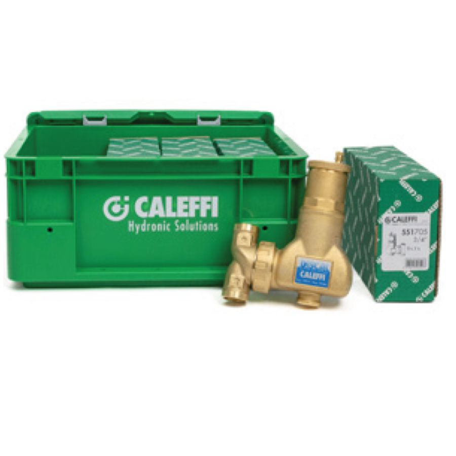 Promopakket 4x kunststof vuilafscheider DIRTMAG 5453 ø28mm in box Caleffi