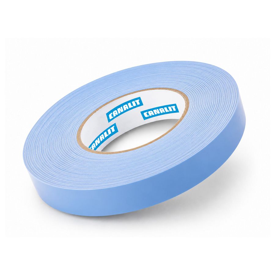 Rol a 25m. tweezijdig kleefband 19mm Canalit