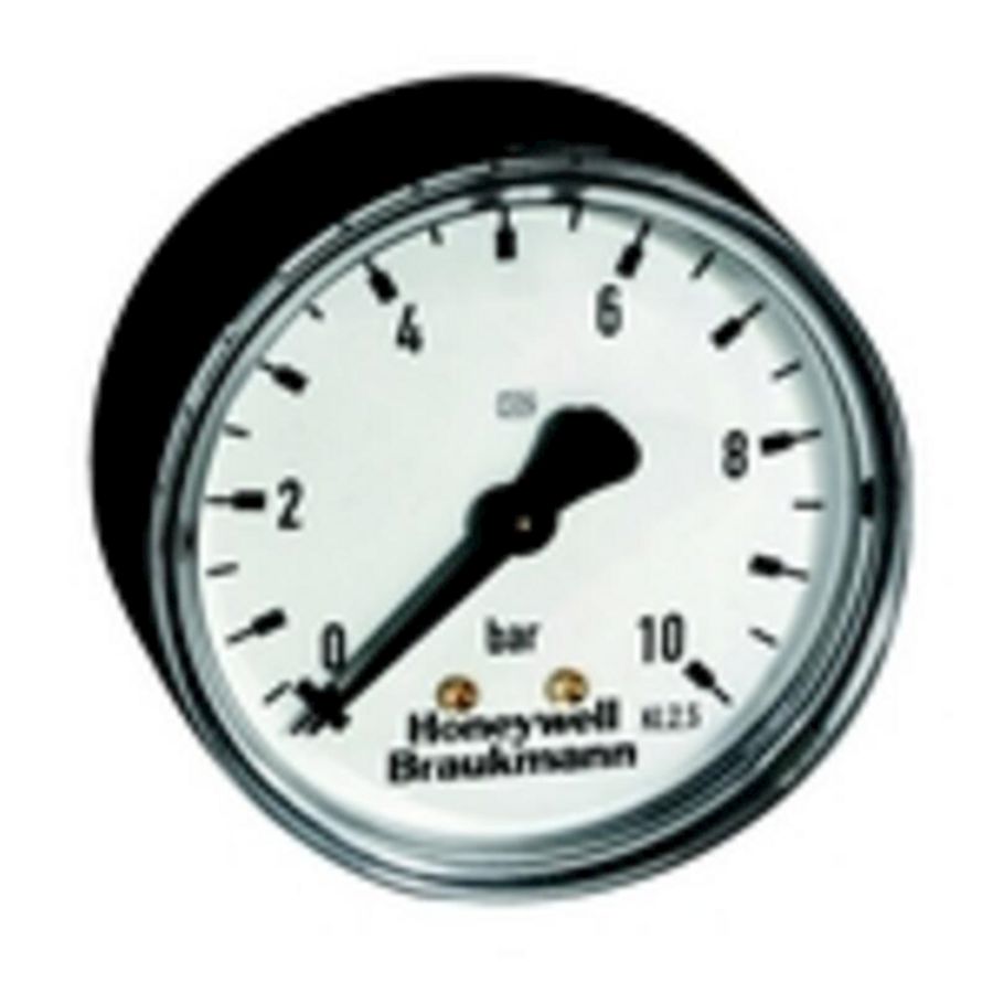 Manometer 63mm 1/4" achteraansl. 0-25 bar Resideo