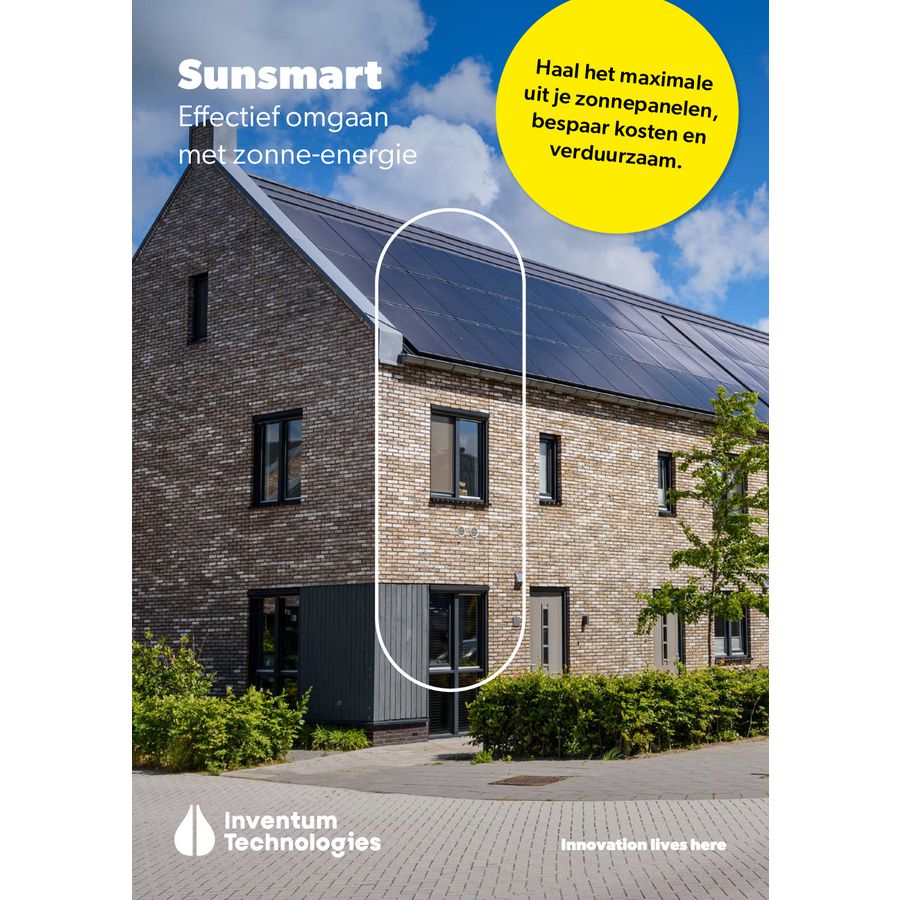 Elektrische boiler totaalpakket SunSmart 50ltr. 150-2950W incl. energieverdeler EDDI+CT-klem Inventum
