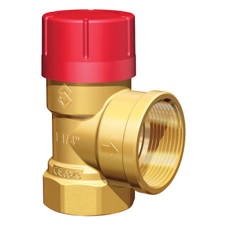 Veiligheidsventiel Prescor 1.1/4"bn. 5bar Flamco