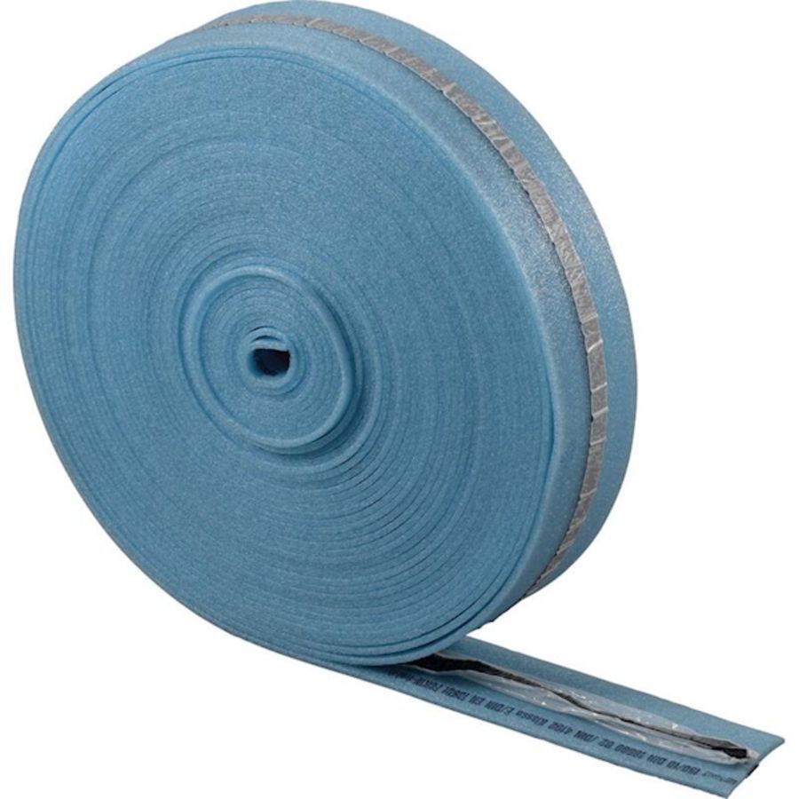 Rol a 40m. Randisolatie 10x100mm met folierand zelfklevend Uponor