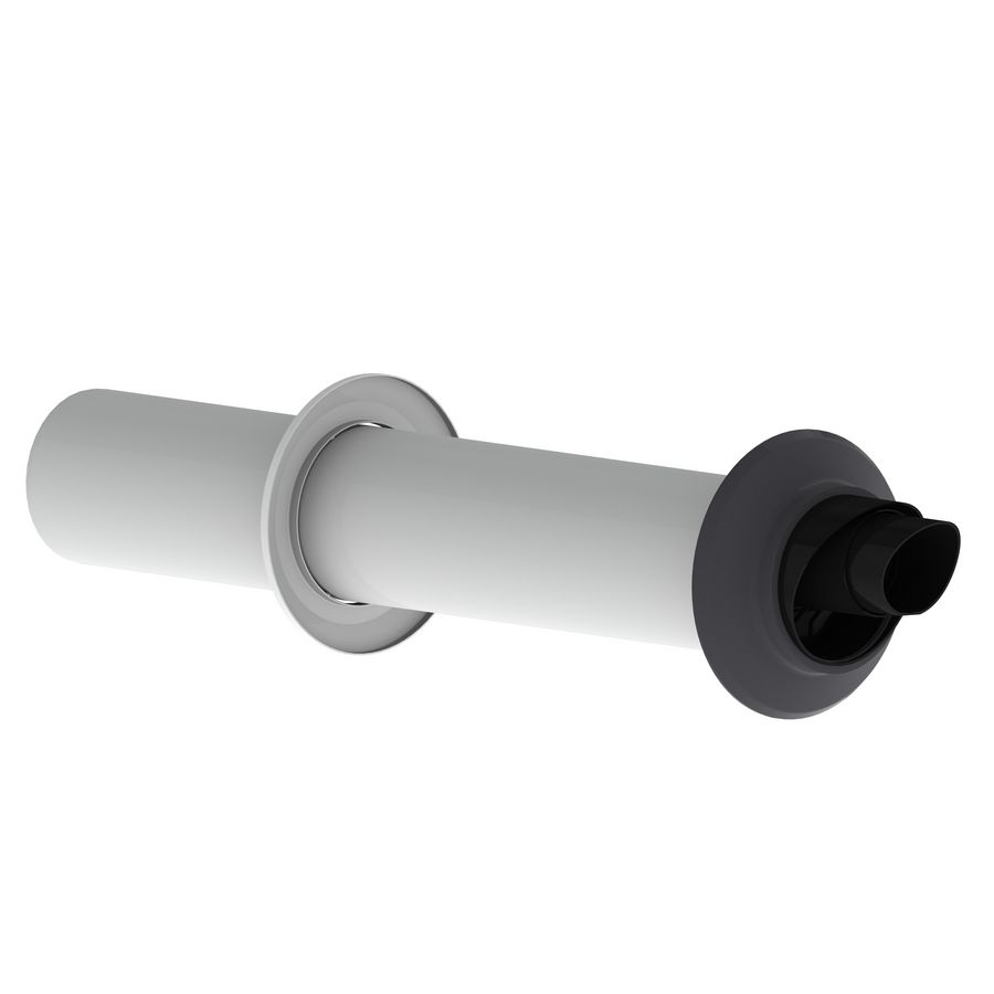 Muurdoorvoer rookgas EasySafe PP concentrisch 60/100 Burgerhout