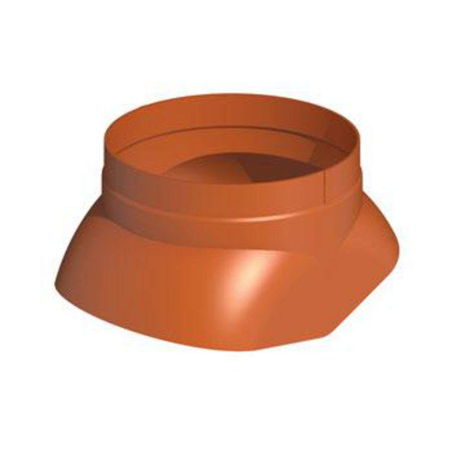Dakdoorvoerschaal 131 tbv dakdoorvoer 110 terracotta Ubbink