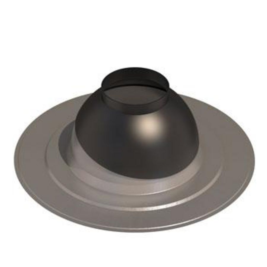 Kunststof schaal voor AVH zwart 5-25° R131-V131 Ubbink