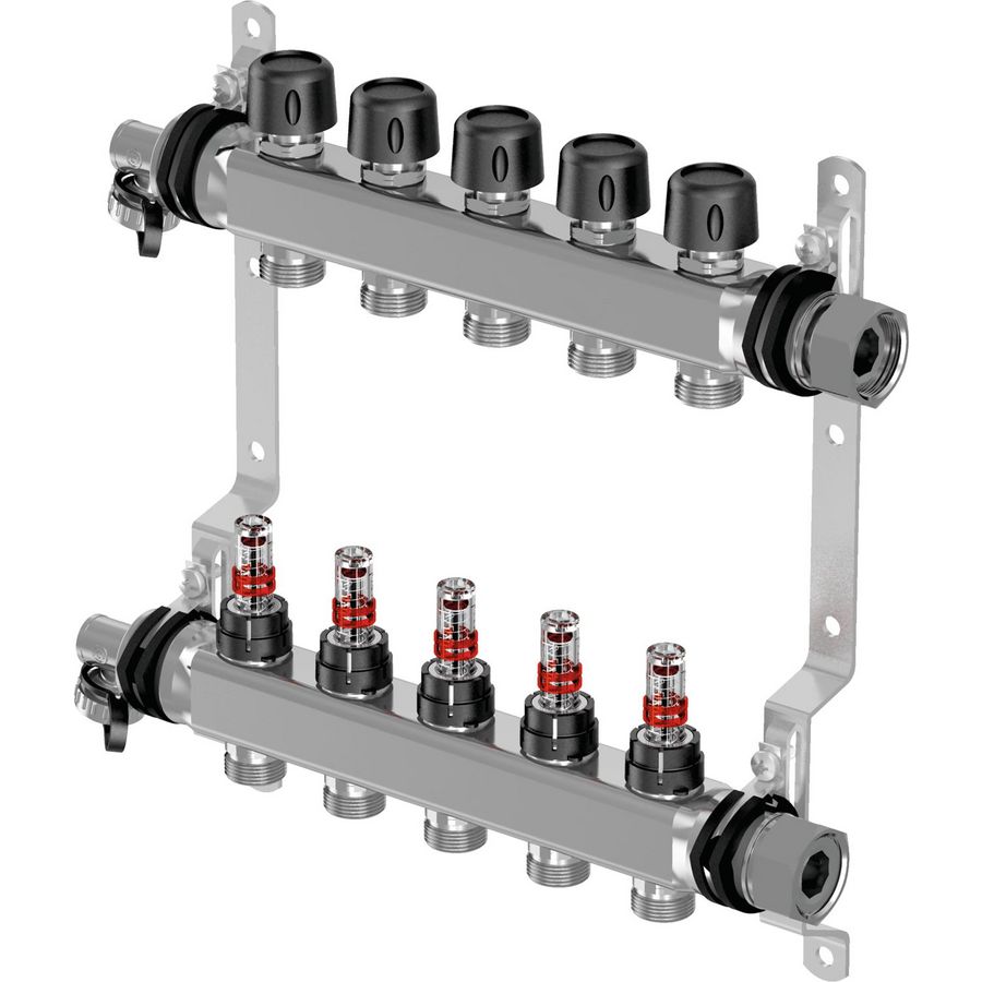 Verdeler Smart S FM 12-groeps 3/4 euro Uponor