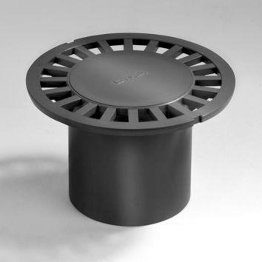 Doucheputrooster grijs ABS rond D=138mm H=82mm Wavin